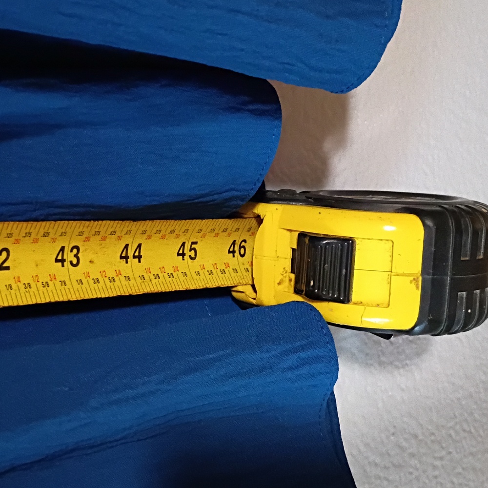 Max Studio Blue Ruffle Dress - Picture 5 of 6